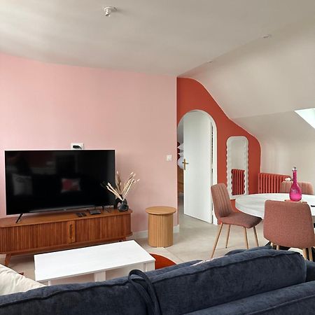 Grand Appartement Ultra Moderne Plein Centre, Plage A Pieds, Avec Parking Concarneau Bagian luar foto
