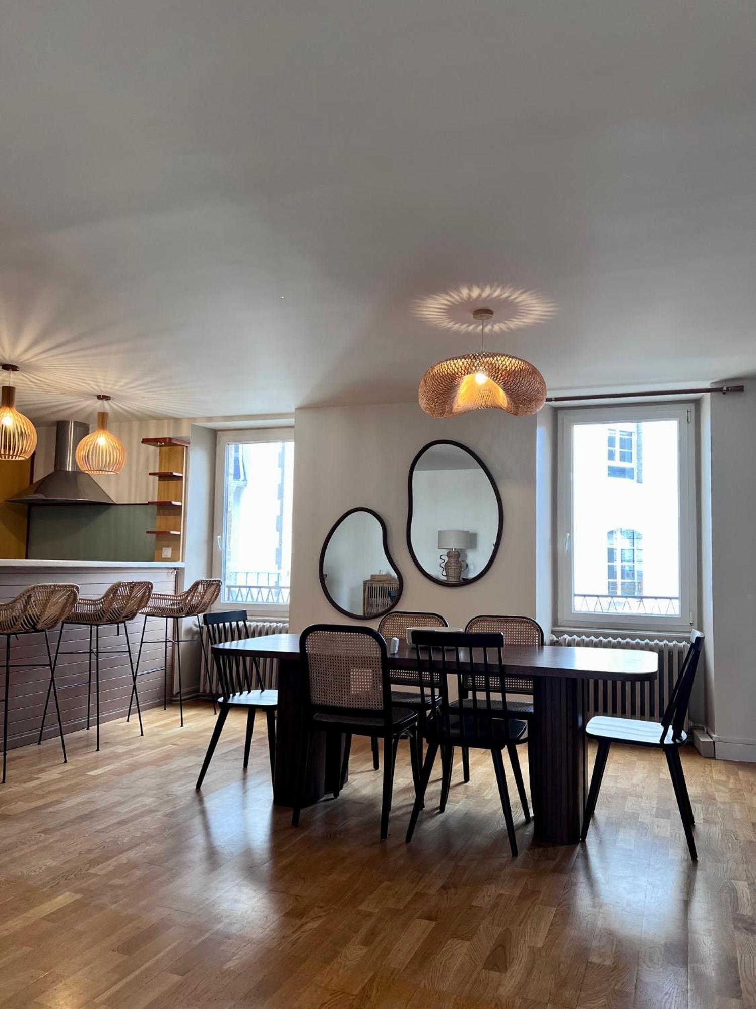 Grand Appartement Ultra Moderne Plein Centre, Plage A Pieds, Avec Parking Concarneau Bagian luar foto